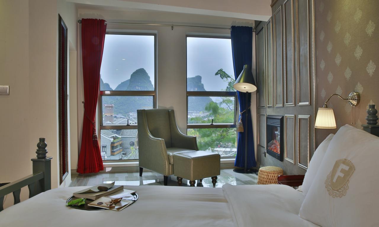 Fanli Hotel Yangshuo West Street Guilin Exterior foto